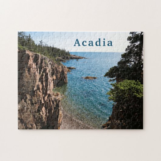 Acadia Nationalpark Ravens Nest Maine Puzzle (Horizontal)