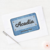 Acadia Nationalpark Rechteckiger Aufkleber (Umschlag)