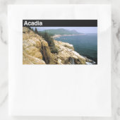 Acadia Nationalpark Rechteckiger Aufkleber (Tasche)