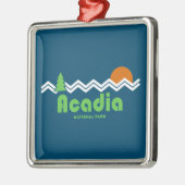 Acadia Nationalpark Retro Ornament Aus Metall (Links)