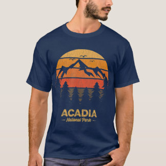 Acadia Nationalpark Retro Vintag Souvenir T-Shirt