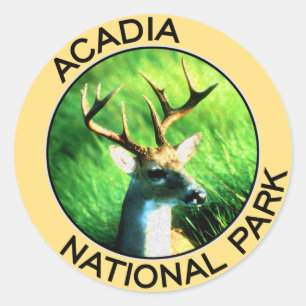 Acadia-Nationalpark Runder Aufkleber