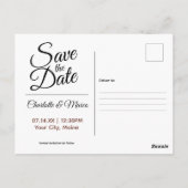 Acadia Nationalpark Save the Date Postkarte (Rückseite)