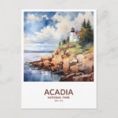 Acadia Nationalpark Save the Date Postkarte (Vorderseite)