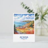 Acadia Nationalpark Save the Date Postkarte (Stehend Vorderseite)