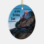 Acadia Nationalpark Souvenir Weihnachten Keramik Ornament (Rechts)