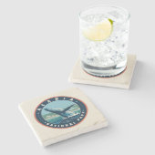 Acadia Nationalpark Steinuntersetzer (Seitenansicht)