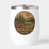 Acadia Nationalpark Stemless Wine Tumbler (Vorderseite)