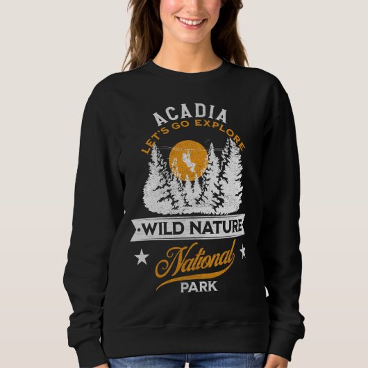Acadia Nationalpark Sweatshirt (Vorderseite)