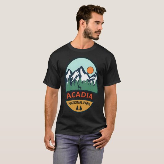 Acadia Nationalpark T-Shirt (Vorne ganz)
