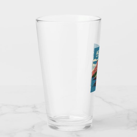 Acadia Nationalpark Vintag Lighthouse Glas (Rechts)