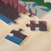 Acadia Nationalpark Vintag Lighthouse Puzzle (Seite)