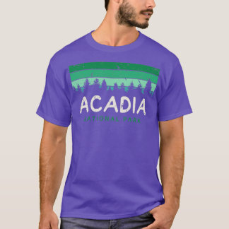 Acadia Nationalpark Vintag Souvenir Maine ME T-Shirt