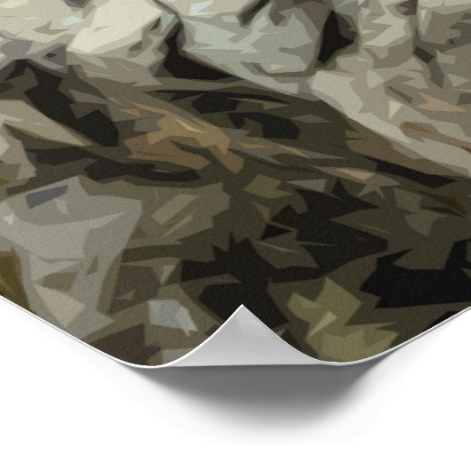 Acadia Nationalpark Vintage Poster (Ecke)