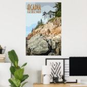 Acadia Nationalpark Vintage Poster (Heimbüro)
