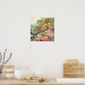 Acadia Nationalpark Wasserfarbenen Malerei Poster (Küche)