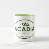 Acadia Nationalpark Zweifarbige Tasse (Mittel)