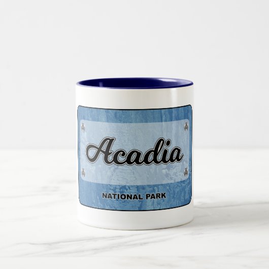 Acadia Nationalpark Zweifarbige Tasse (Mittel)