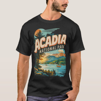 Acadia Nationalparks Naturwandern mit uns Maine T-Shirt