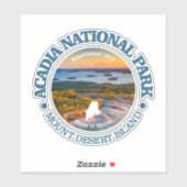 Acadia NP (Cadillac Mtn) Aufkleber (Blatt)