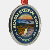 Acadia NP (Cadillac Mtn) Ornament Aus Metall (Rechts)