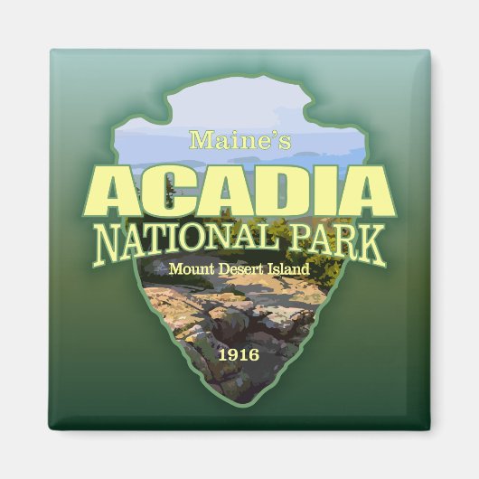 Acadia NP (Pfeilspitzen) Magnet (Vorne)