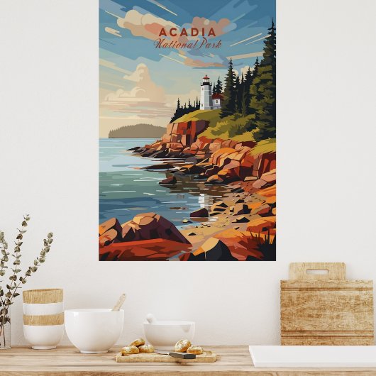Acadia Poster (Küche)