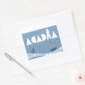 Acadia Quadratischer Aufkleber (Umschlag)