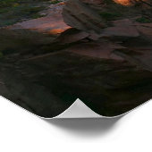 Acadia Rocky Beach in der Nähe von Thunder Hole Poster (Ecke)