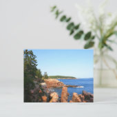 Acadia Rocky Beach in der Nähe von Thunder Hole Postkarte (Stehend Vorderseite)
