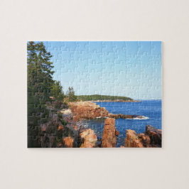 Acadia Rocky Beach in der Nähe von Thunder Hole Puzzle
