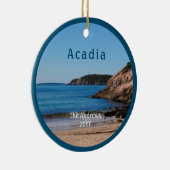Acadia Sand Beach Nationalpark Maine Keramik Ornament (Rechts)