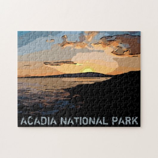 ACADIA SUNSET PUZZLE (Horizontal)