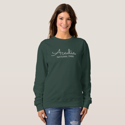 Acadia Sweatshirt Cursive (Vorne ganz)
