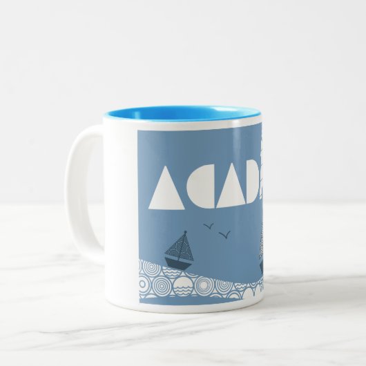 Acadia Zweifarbige Tasse (Vorderseite Links)