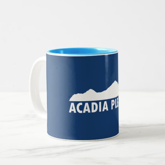 Acadia Zweifarbige Tasse (Vorderseite Links)