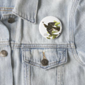 Acadian Flycatcher, John James Audubon Birdwatcher Button (Beispiel)