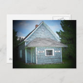 Acadian Schoolhouse Postkarte (Vorne/Hinten)