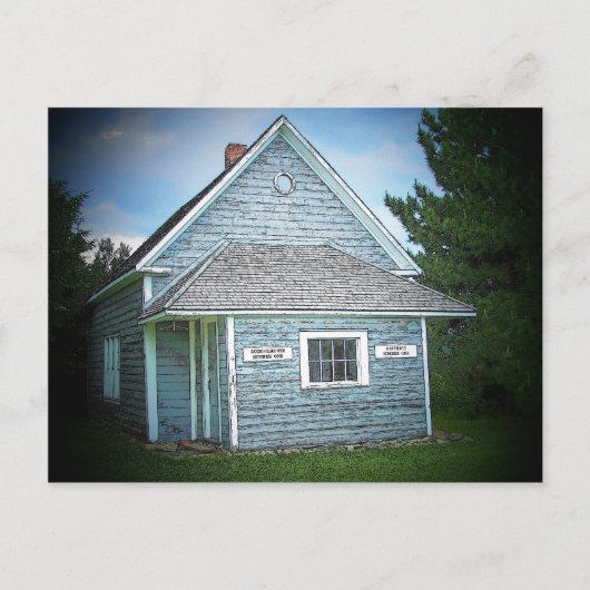 Acadian Schoolhouse Postkarte (Vorderseite)