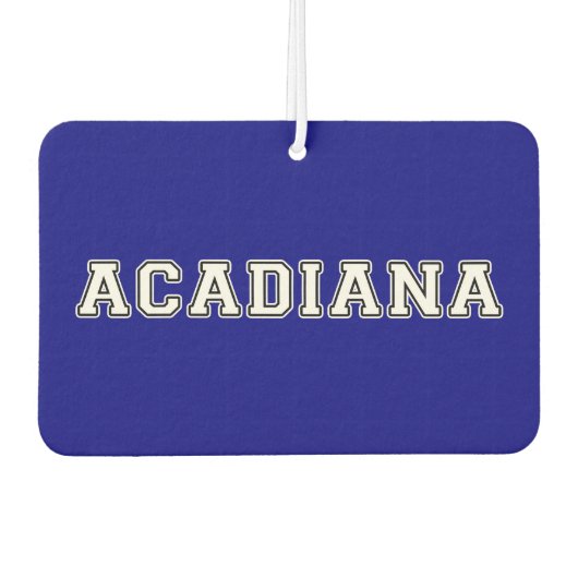 Acadiana Autolufterfrischer (Vorderseite)