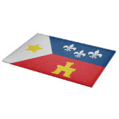 Acadiana Cajun Flaggen-Schneidebrett Schneidebrett (Ecke)