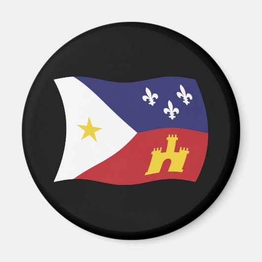 Acadiana Flag Magnet (Vorne)