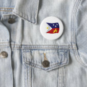 Acadiana-Flagge-Button Button (Beispiel)