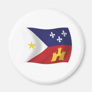 Acadiana-Flagge-Magnet Magnet