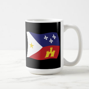 Acadiana-Flaggen-Tasse Kaffeetasse