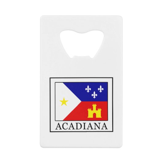 Acadiana Geldkarten Flaschenöffner (Vorderseite)