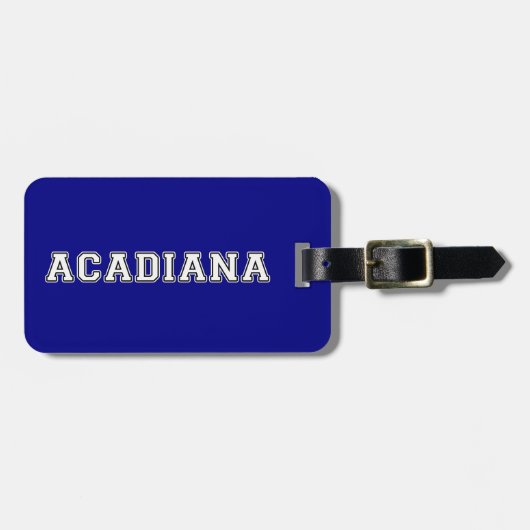 Acadiana Gepäckanhänger (Vorderseite horizontal)