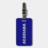 Acadiana Gepäckanhänger (Vorderseite vertikal)