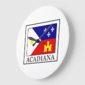 Acadiana Große Wanduhr (Winkel)