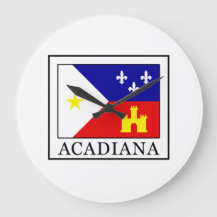 Acadiana Große Wanduhr